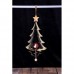 Christmas Tree with chain for hanging  Single Tea Light Holder  40 x 20 x 20cmTea Light Holder  40 x 20 x 20cm